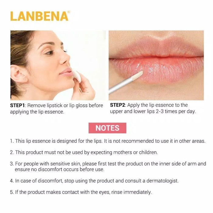 (Hàng Mới Về) Serum Dưỡng Môi Lanbena Giúp Môi Căng Mọng Và Giảm Nếp Nhăn Hiệu Quả | BigBuy360 - bigbuy360.vn