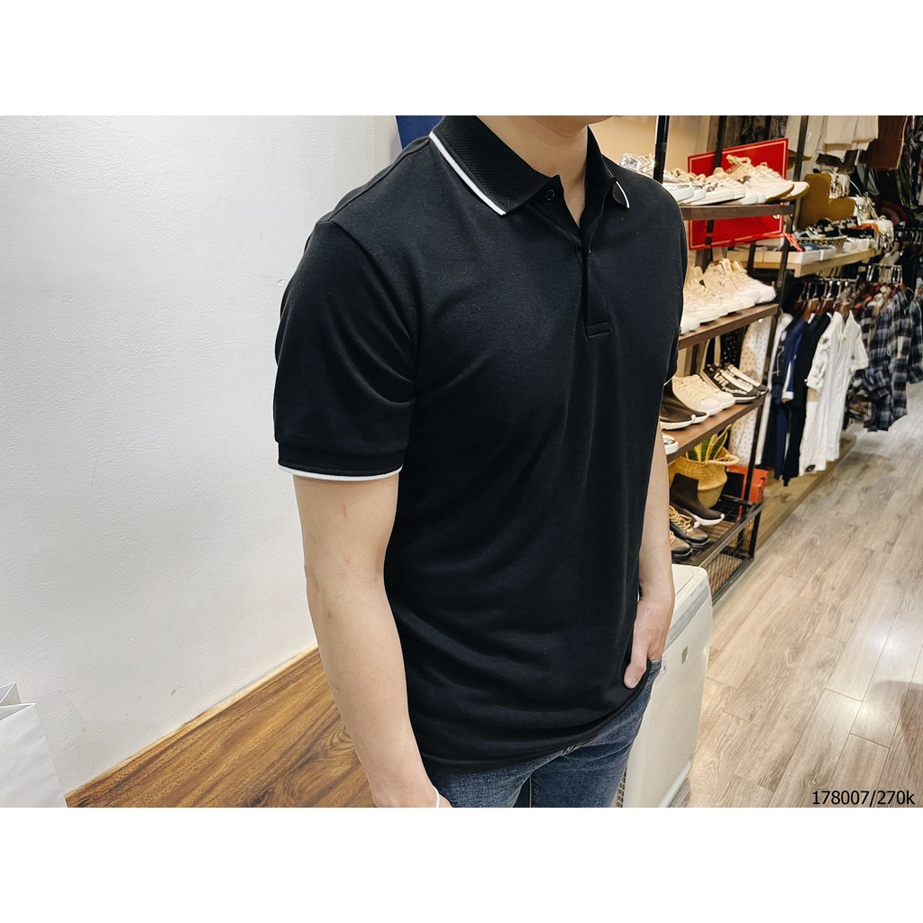 Polo Basic cải cổ và tay