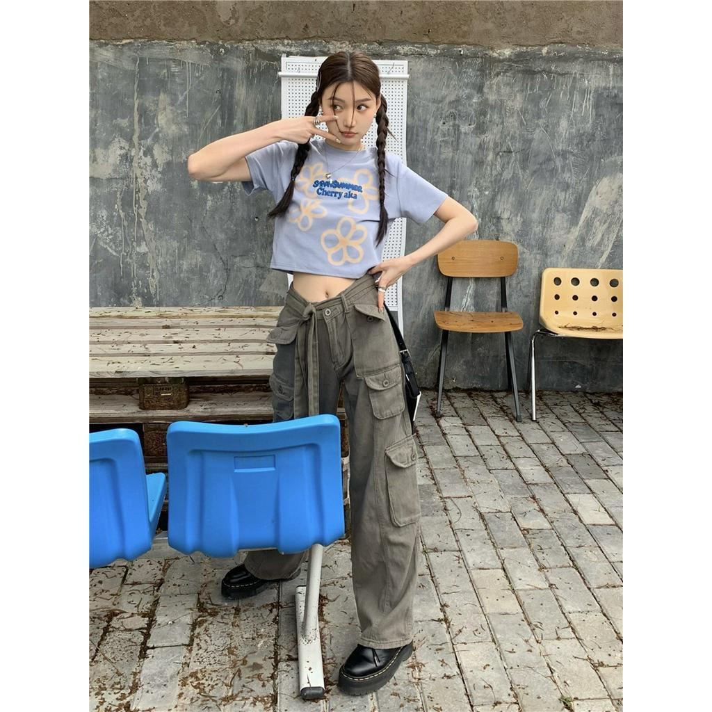 Áo Thun Nữ Ngắn Tay In Hoa 51277