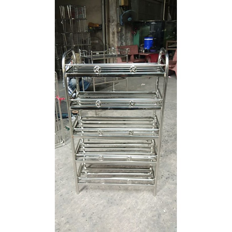 kệ giày dép inox 304 3 ngăn