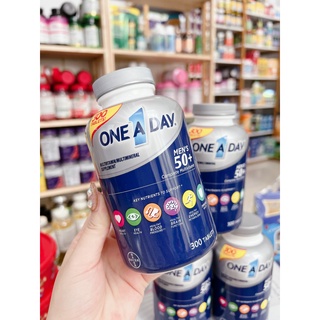 Viên uống One a day Men's  50+ Multivitamin 300 viên của Mỹ - Bổ sung vitamin tổng hợp men