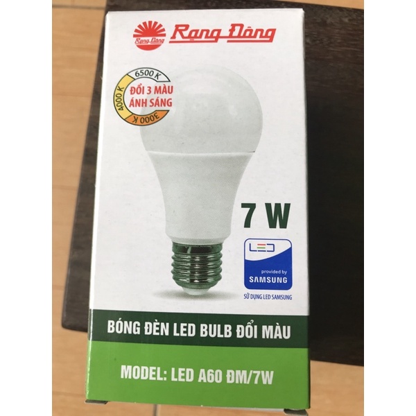 Bóng led Đổi màu 7w 9w Rạng đông