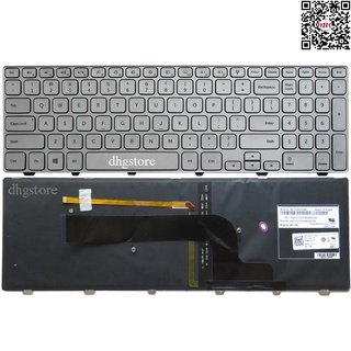 Bàn phím laptop Dell Inspiron 15-7000 7537 Có Đèn