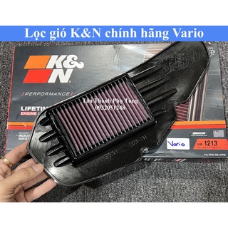 Lọc gió k&n chính hãng vario, air blade, sh mode, click - ha1213 dochoixemay