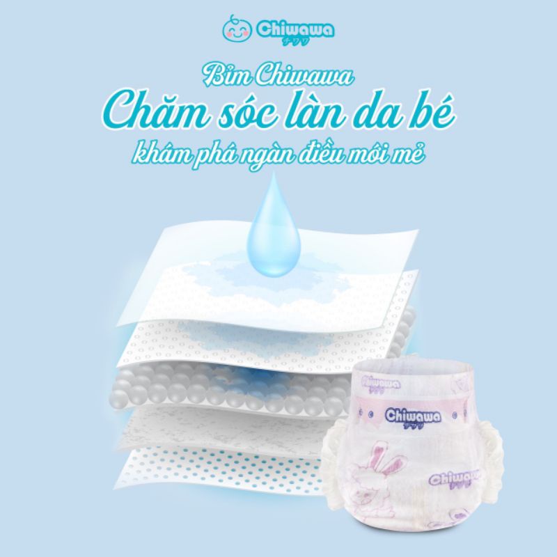 Tã/ bỉm quần Chiwawa size M60/L58/XL52/XXL50/XXXL46
