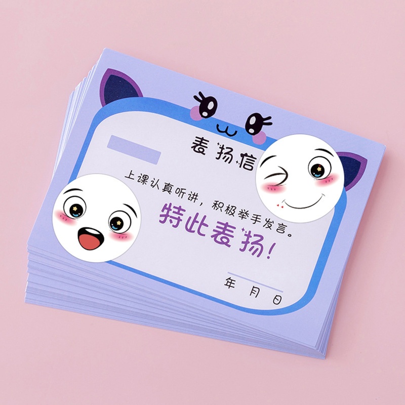 Set 500 Nhãn Dán Họa Tiết Hoạt Hình Dễ Thương Trang Trí Túi Quà
