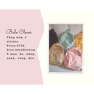 Balo trơn Clever
