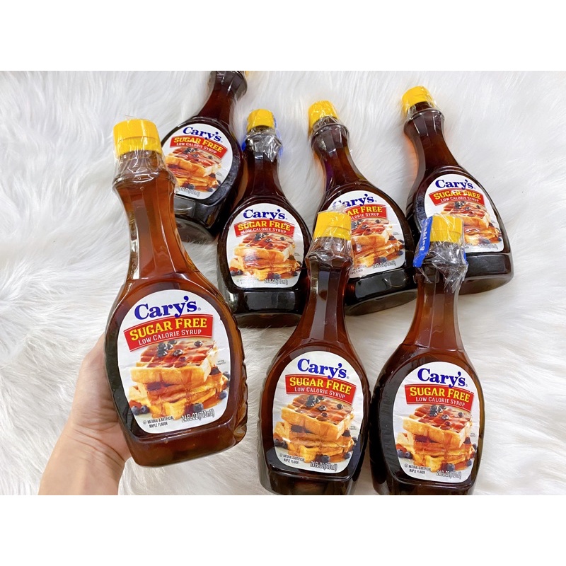[HÀNG MỸ-ĂN KIÊNG]Syrup lá phong không đường Carys 710ml.