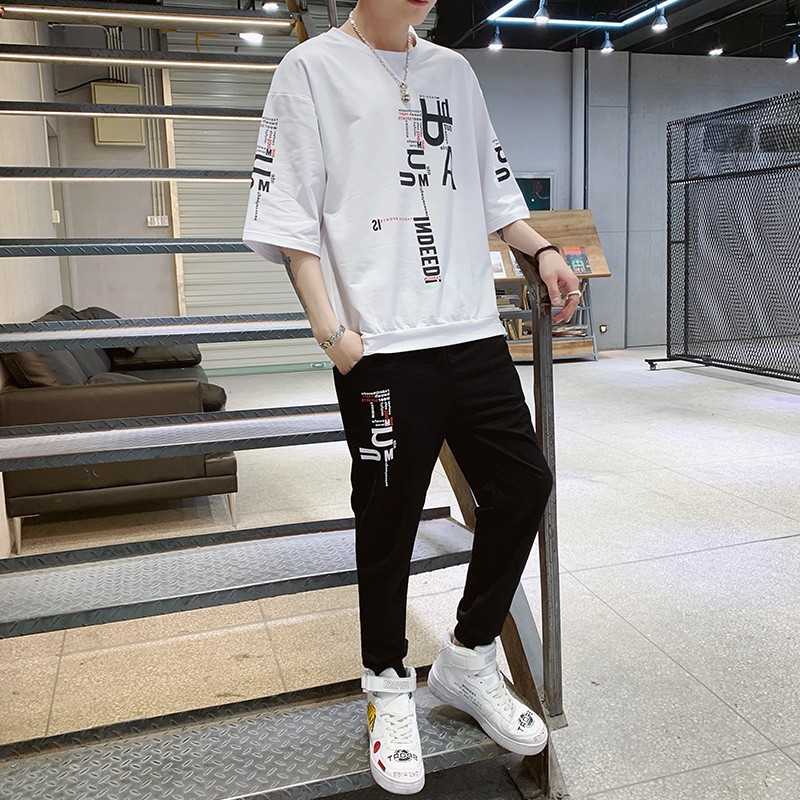 Bộ Quần Áo Thun Nam Thể Thao Mùa Hè Ngắn Tay Quần Dài INDEED Kiểu Dáng Hàn Quốc SEPTEMBERGIRL1989 SET NAM 9000046 | BigBuy360 - bigbuy360.vn