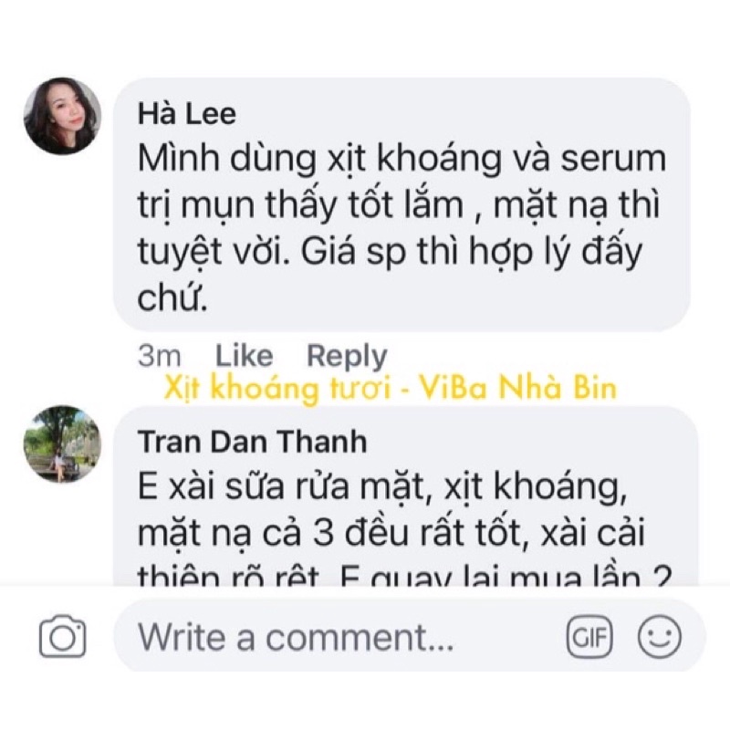 Xịt khoáng tươi nguyên chất 250ml Khoáng Tươi ViBa dưỡng ẩm, bù khoáng, khóa lớp trang điểm, kiềm dầu | BigBuy360 - bigbuy360.vn