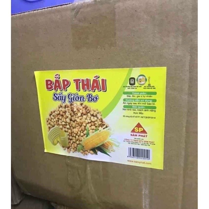 500gr bắp(ngô) thái sấy giòn bơ