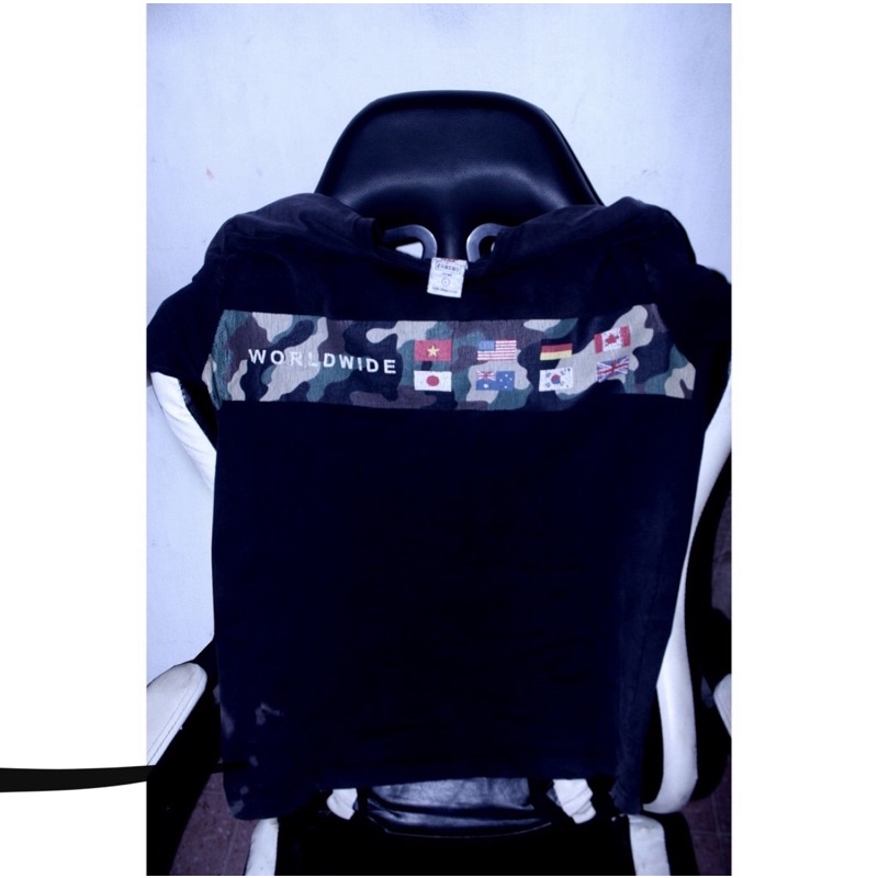 Tee HNBMG World Wide camo size L- Áo Thun HNBMG World Wide Camo size L