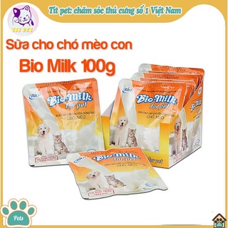 Sữa bột dinh dưỡng bio milk 100g cho thú cưng giàu chất dinh dưỡng