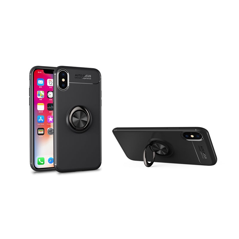 Ốp điện thoại silicon có nhẫn đỡ cho Samsung Galaxy J8 J7 J6 J5 J4 J730 J530 ON7 Pro Plus Prime