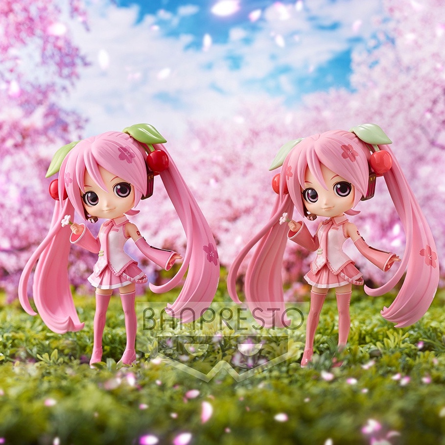 Mô hình Vocaloid Q Posket Sakura Miku 2022 Ver A/ Ver B