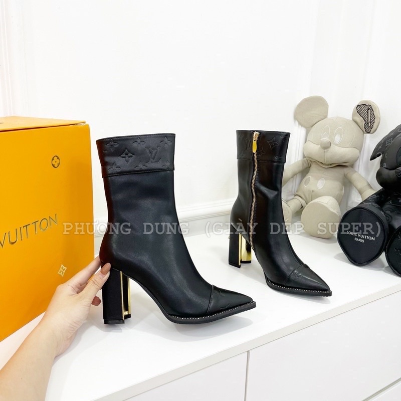 Bốt lv mũi nhọn fullbox bill  form bé) hàng quảng châu cao cấp