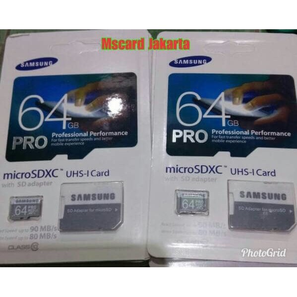 Đầu Đọc Thẻ Nhớ Micro Sd Microsd 64gb Cho Samsung Pro Plus Class