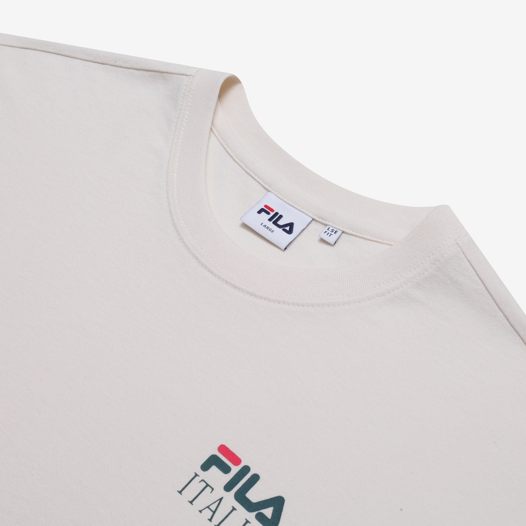 FILA  Áo thun tay ngắn dáng rộng kiểu Ý