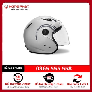Chính hãng - mũ bảo hiểm Honda có kính cao cấp - mũ bảo hiểm Honda Jet - mũ bảo hiểm Honda JET 3/4 đầu - size XL