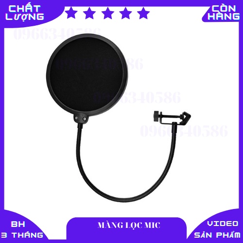 Chân Kẹp MIC Thu Âm  và Màng Lọc Âm