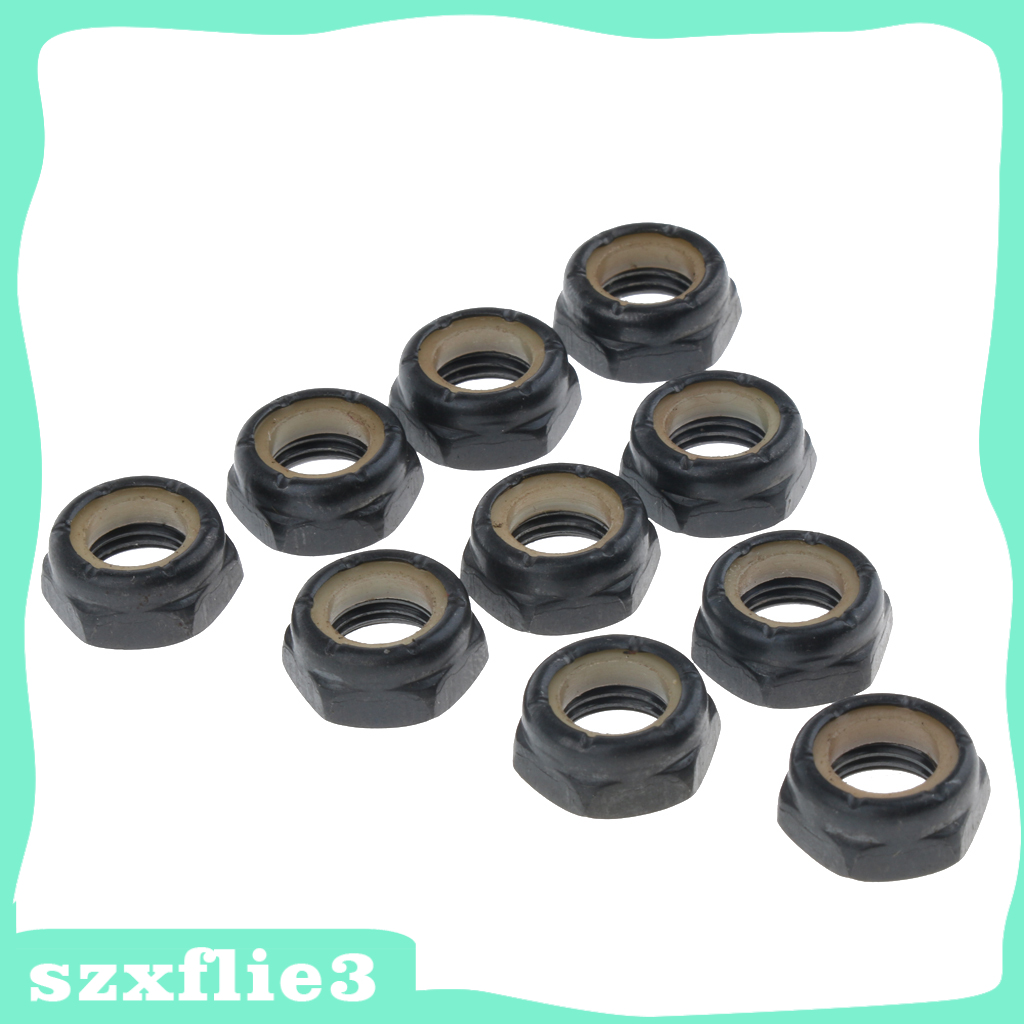 Bộ 10 Đai Ốc Szxflie3 5 / 8 / 10mm Cho Ván Trượt Dài M5