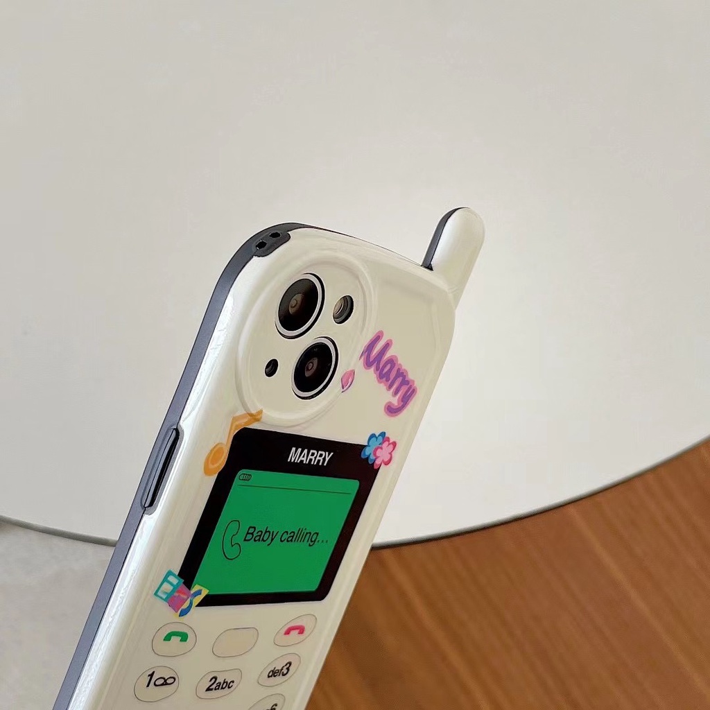 Ốp Điện Thoại tpu Dẻo In Hình Hoạt Hình Màu Trắng Cho iphone 14promax 13 pro max ins12 pro max 11 pro max xsmax