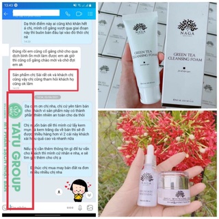Sửa Rửa Mặt Trà Xanh Naga