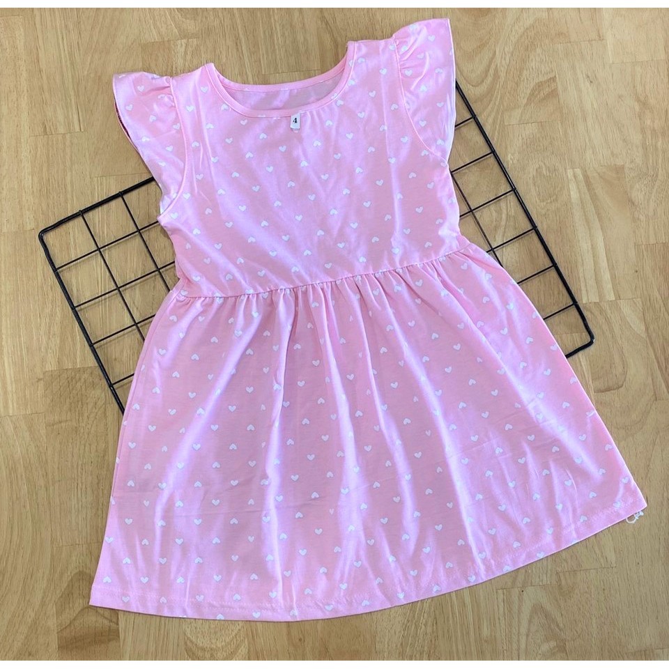 |FAMARAL2 giảm 10k cho đơn 50k|Váy, đầm thun cotton Cánh Tiên Froggy cho bé gái, chất vải thun cotton 4 chiều