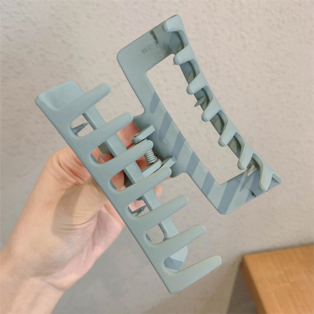 Kẹp Tóc Hình Vuông Cỡ Lớn Phong Cách Vintage Thời Trang Cho Nữ X7Z3