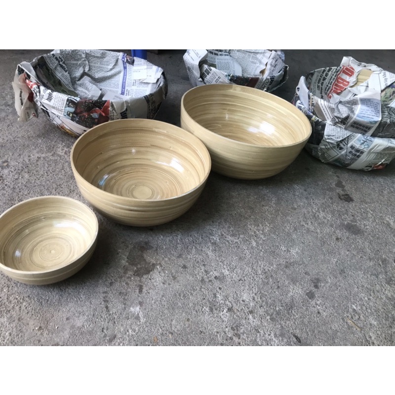 Chậu tre ngâm tay làm nail sezi 15cm