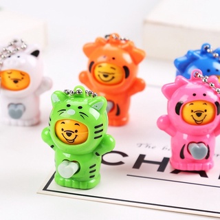 Móc khóa mèo xoay nhiều mặt cảm xúc