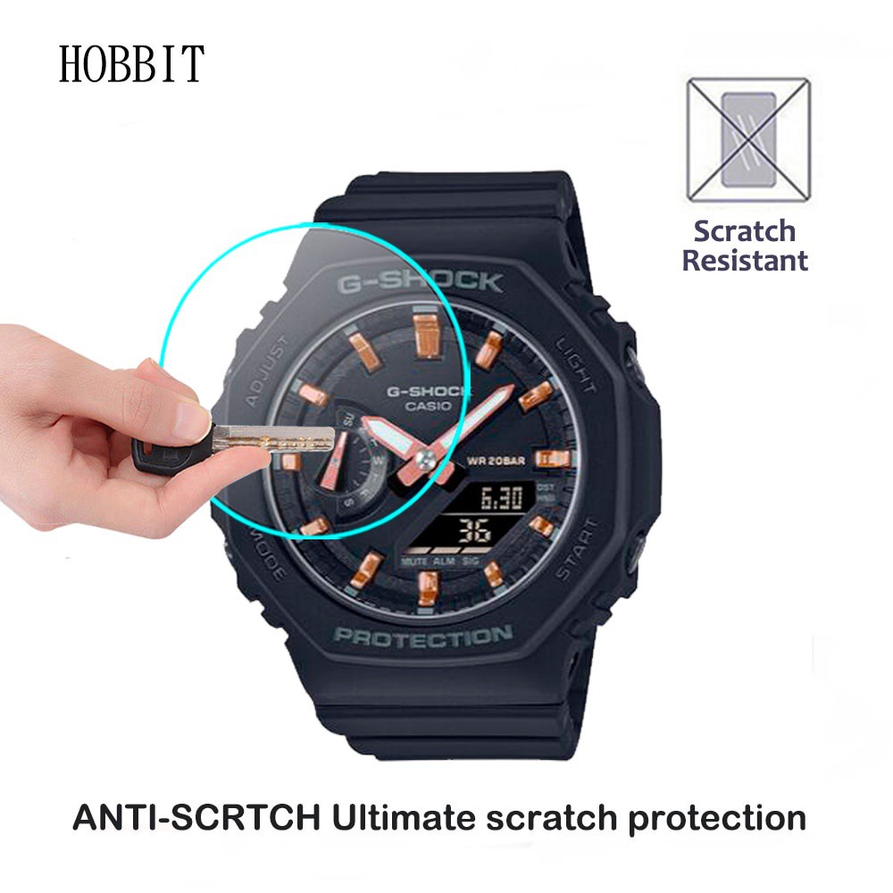 Set 2 kính cường lực 9H chống trầy cho Casio G-shock GMA-S2100 BGA-280 EQB-1000AT MTG-B2000SKZ PRG30 GBA-900 EFRatch71-5