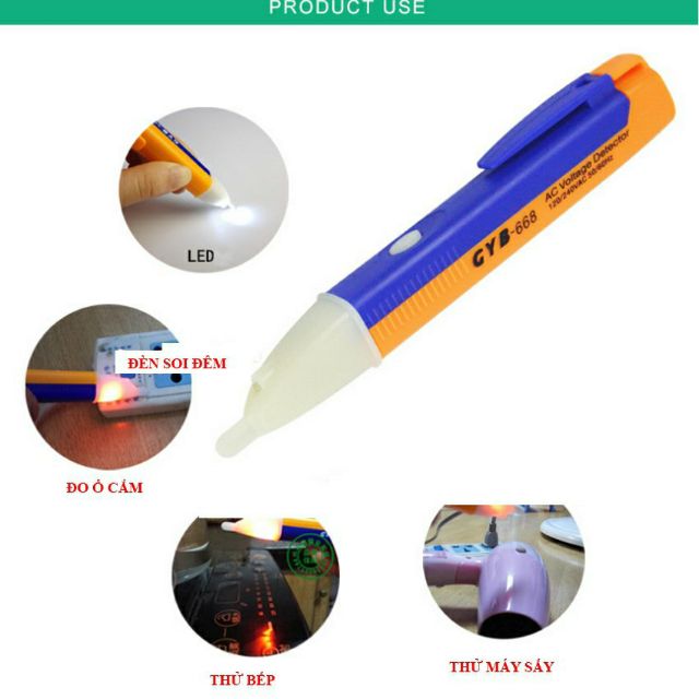 Bút thử điện cảm ứng GYB 668 thông minh