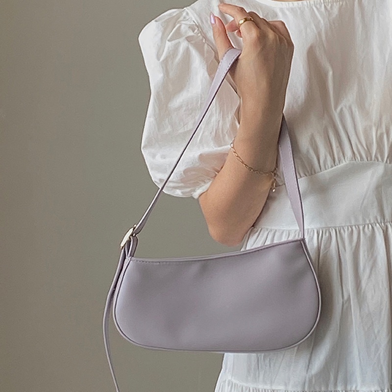 Ielgy Túi đeo dưới cánh tay Thiết Kế Đơn Giản Thời Trang Cao Cấp Dễ Phối Đồ Cho Nữ