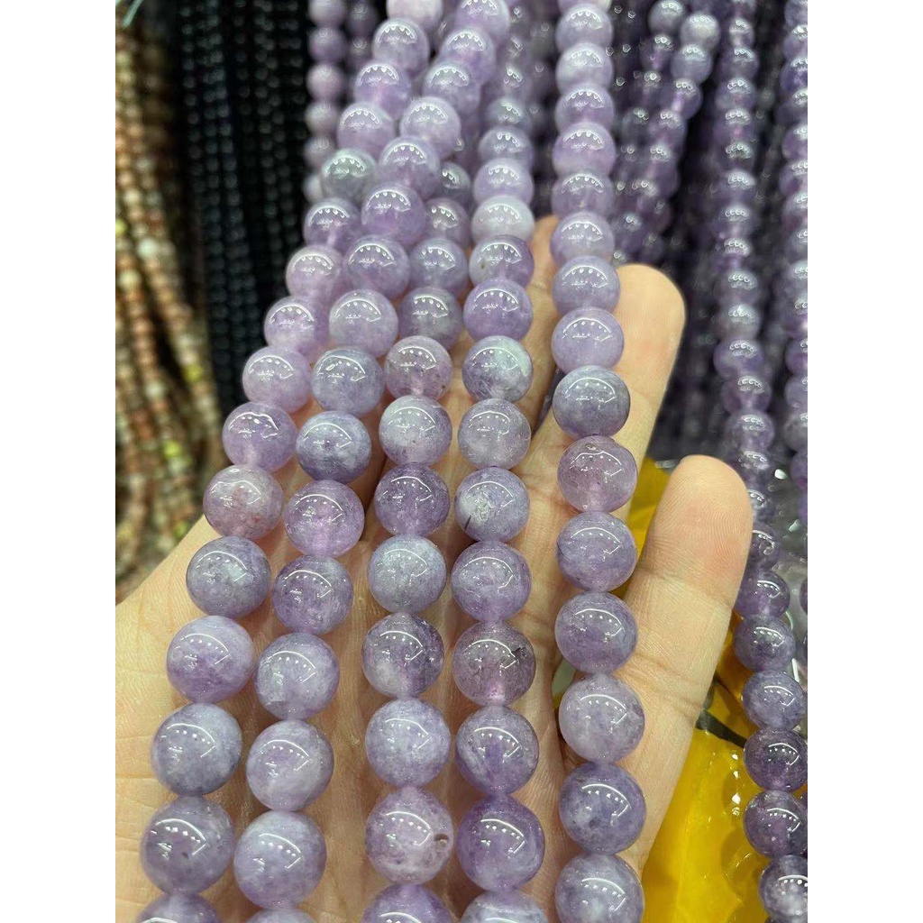 DIY Amethyst Loose Round Glass Beads For making Accessoires 6/8/10mm