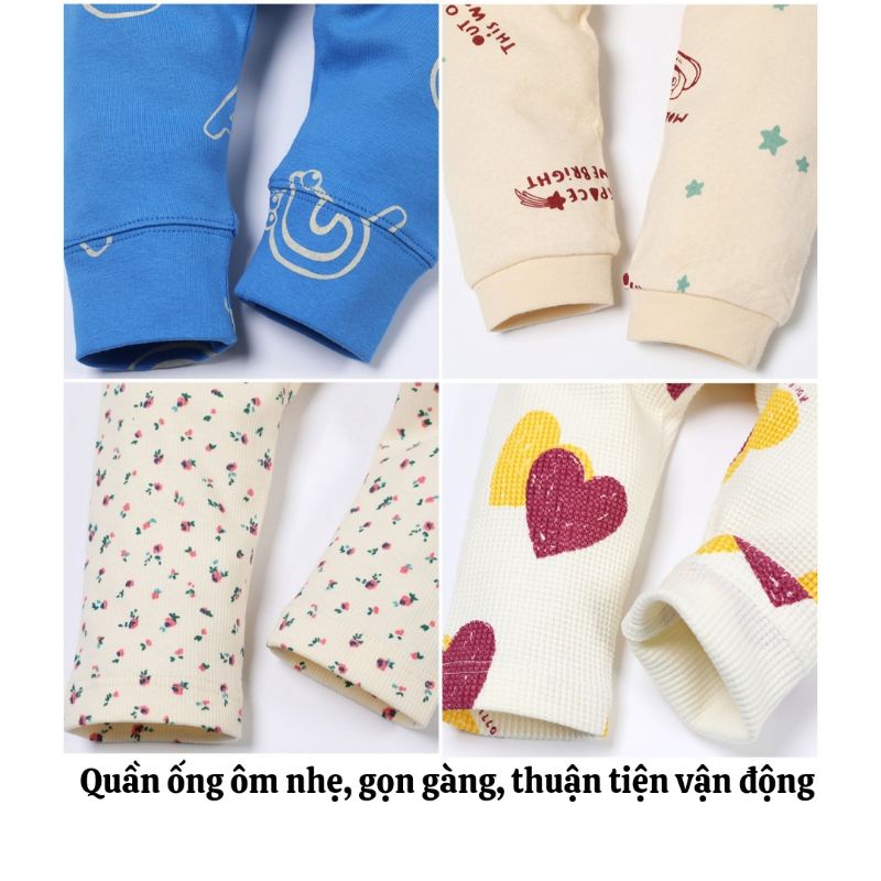 Quần dài bé trai bé gái 17kg - 32kg hàng hiệu xuất hàn dư xịn chất cotton hữu cơ mùa thu đông 5 tuổi - 10 tuổi