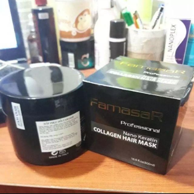 KEM HẤP DẦU KERATIN NANO FAMASAR 500ml