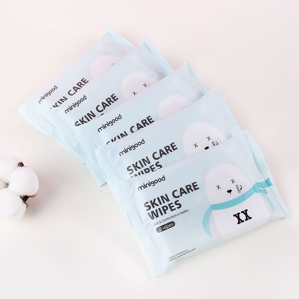 Khăn ướt minigood 10 miếng * 8 gói