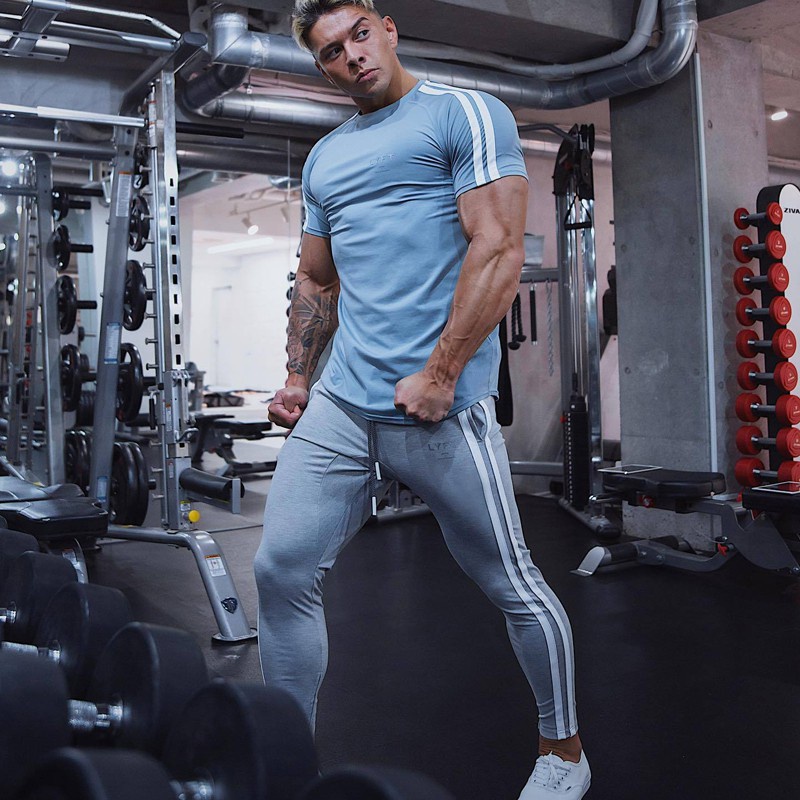 Quần Cotton Thể Thao Kẻ Sọc Thoải Mái Năng Động Cho Nam