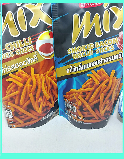 Combo 2 gói Bánh que MIX Biscuits Sticks Thái Lan gói 60g