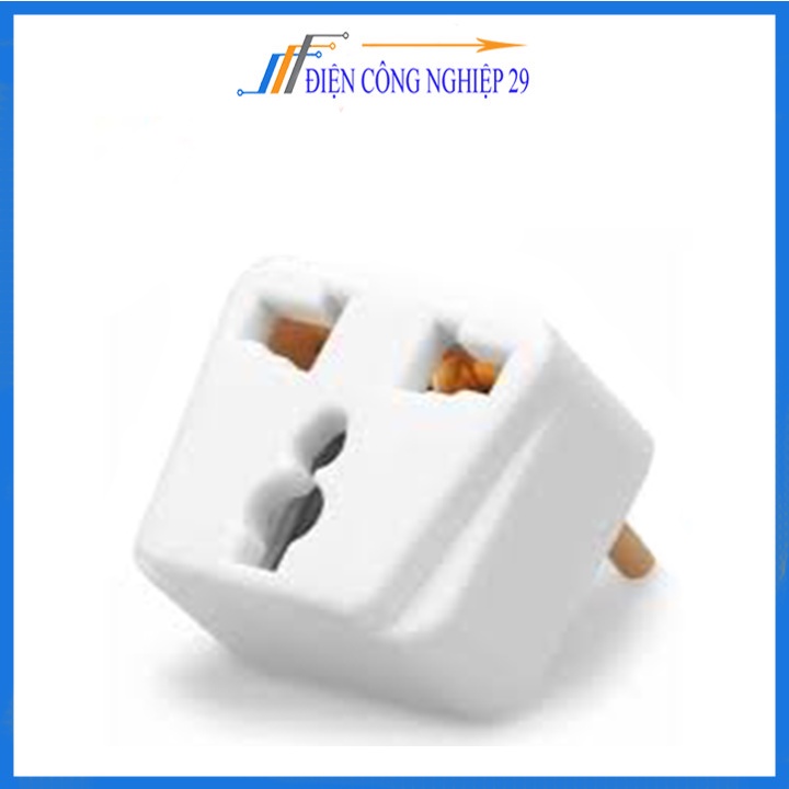 Phích chuyển đổi 3 chấu sang 2 chấu Vinakip 10A