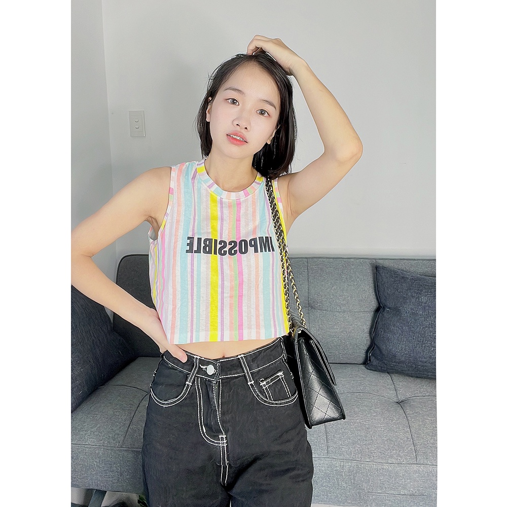 Áo croptop tanktop IMPOSSIBLE CC006