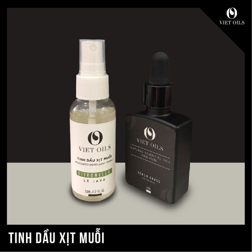 Tinh dầu xịt muỗi VietOils 50ml bảo vệ gia đình