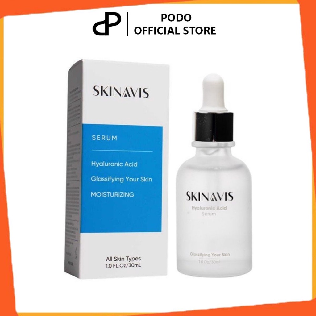 Serum , Tinh Chất Cấp Ẩm Phục Hồi SKINAVIS Hyaluronic Acid & Niacinamide + B5 - Podo 63