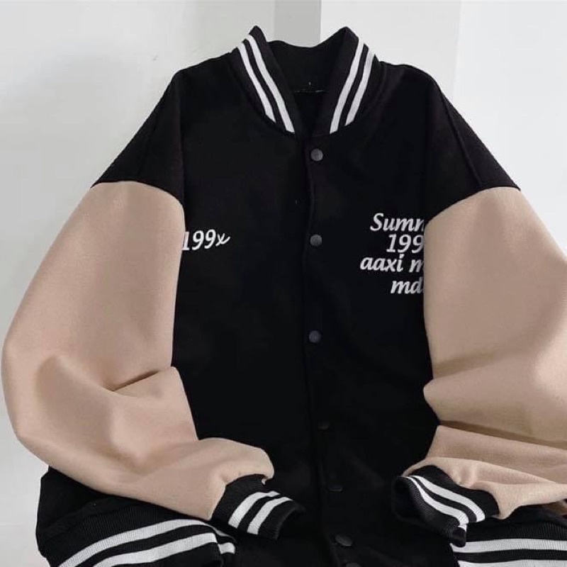 Áo Khoác Bomber 199x chất nỉ dạ dày dặn cực xịn Form unisex Nam/Nữ cực đẹp hàng cao cấp