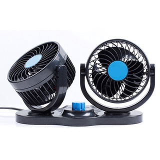 Quạt Đôi Mini Oto 12v ( Nguồn Tẩu Thuốc 12v)