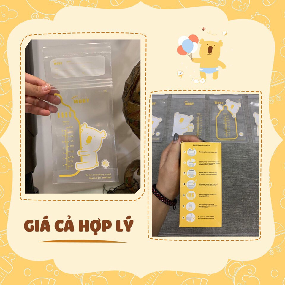 Túi Trữ Sữa Moby