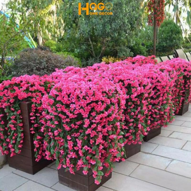 TRÙM ĐỖ QUYÊN. HOA LỤA ,HOA VẢI CAO CẤP TREO TƯỜNG