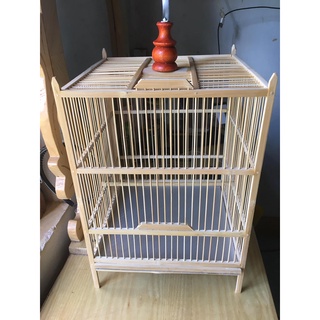 lồng chim chào mào đan bằng tre