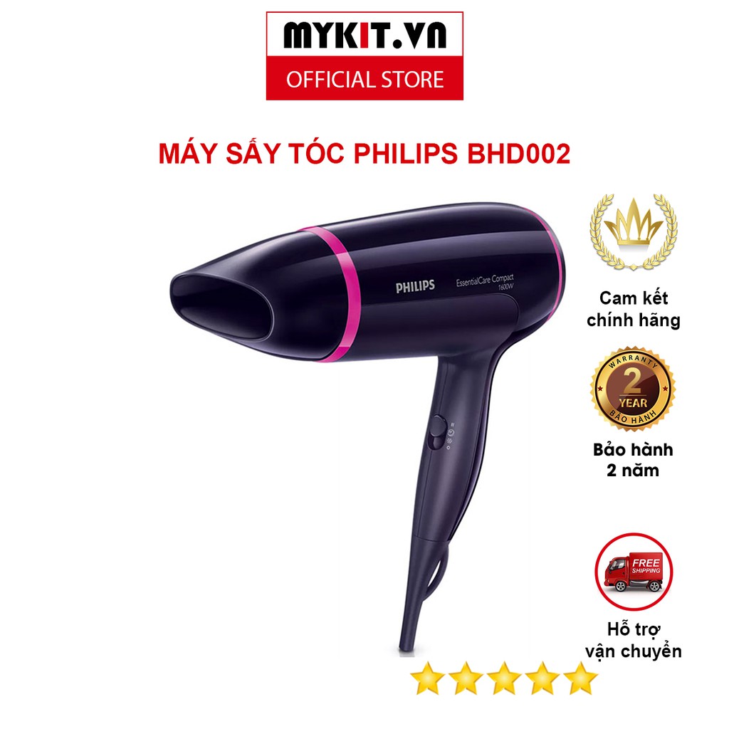 [Hàng Chính Hãng] Máy sấy tóc Philips BHD002 - MYKIT.VN